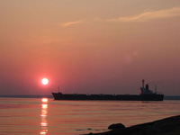 Закат над Выборгским заливом. Вид с Туппурасаари. <small>© К.Кривов</small>