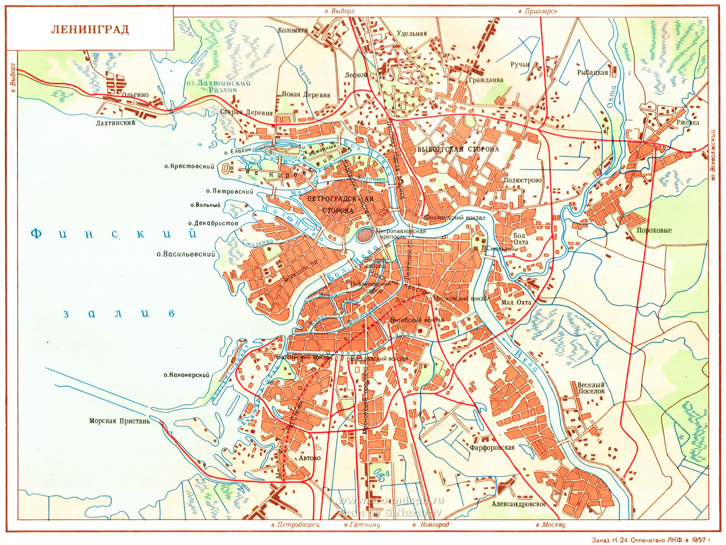 Карта санкт петербурга масштаб