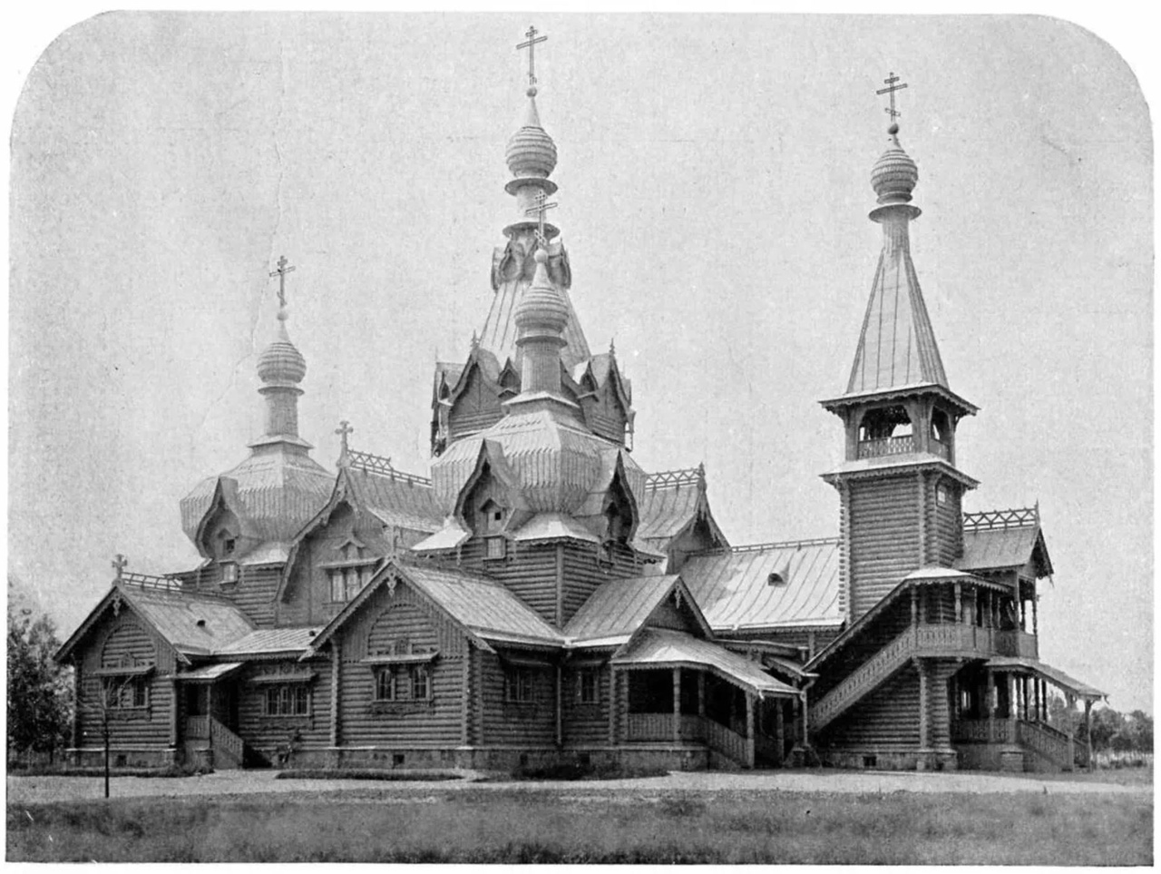 Церковь во имя Казанской иконы Божией Матери на Преображенском кладбище. 1905 год