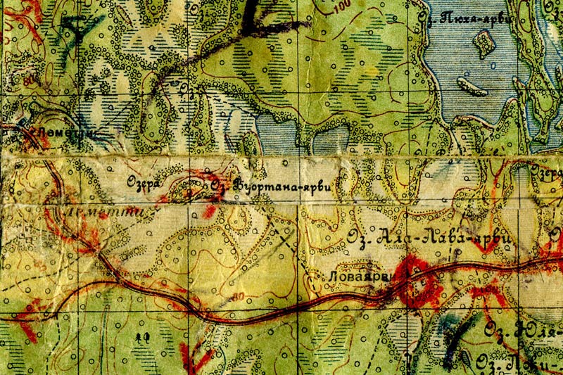 18 сд 13. Деревня Леметти Карелия. Леметти 1939-1940 на карте.