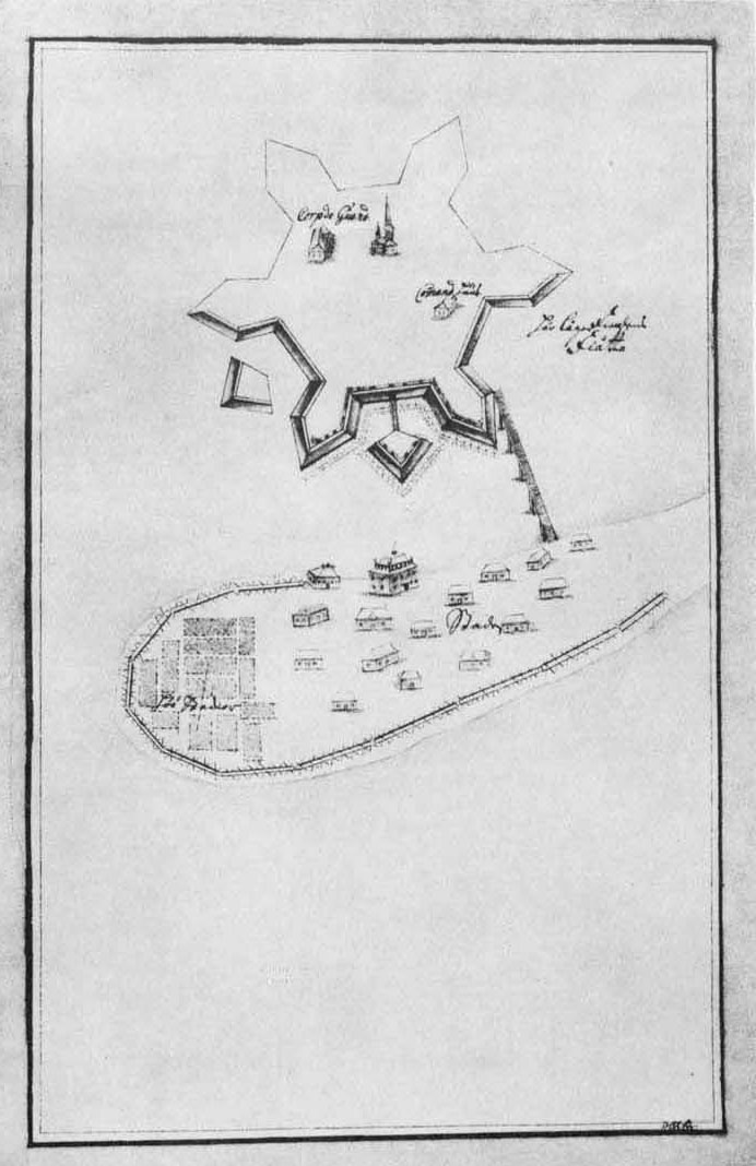 План основания крепости и города Санкт-Петербург. 1705 год.