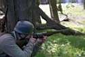   ...   German  soldier with the carabine 98-K Mauser.
