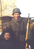 Январь 2002. Немецкий солдат Витя